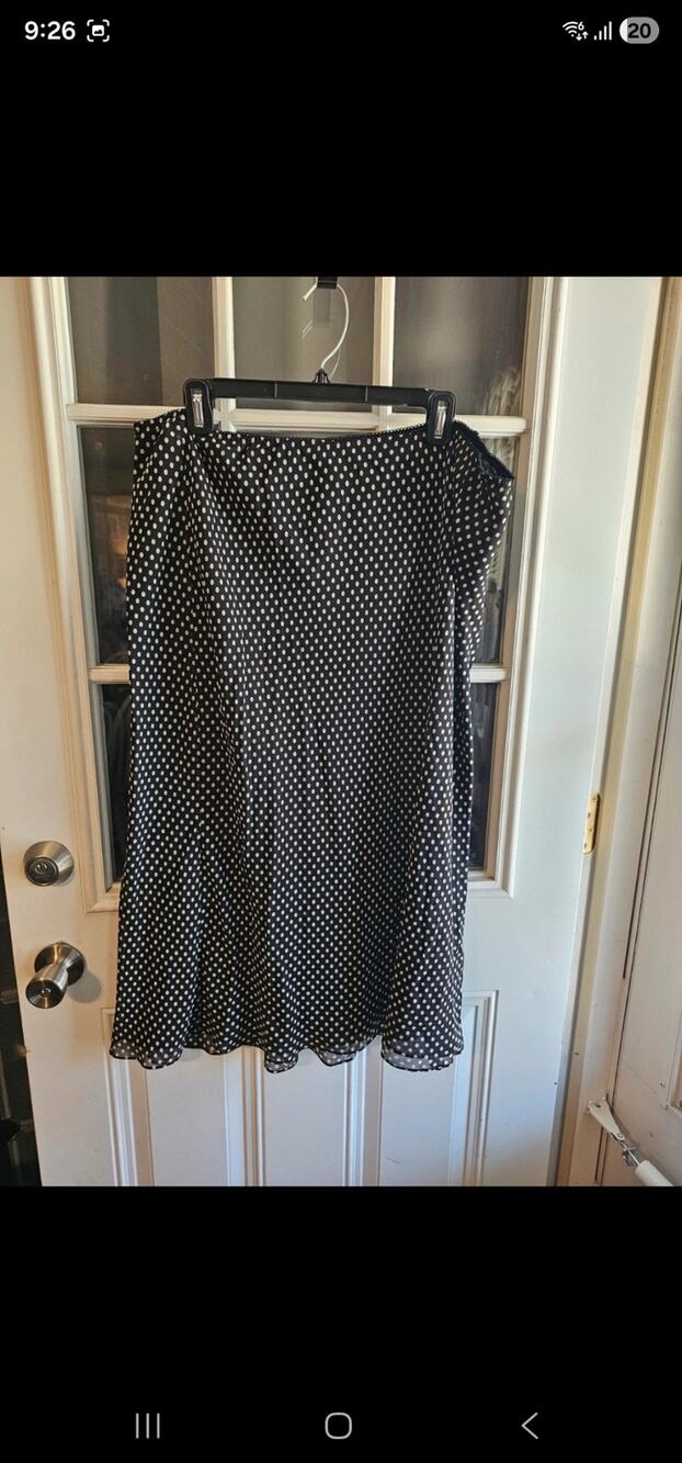 Vintage Y2K 100% silk midi skirt 2x